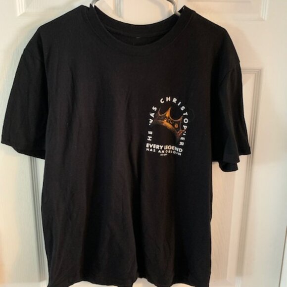 The Notorious B.I.G.  BAND     "he was christopher" mens tee - Picture 2 of 4